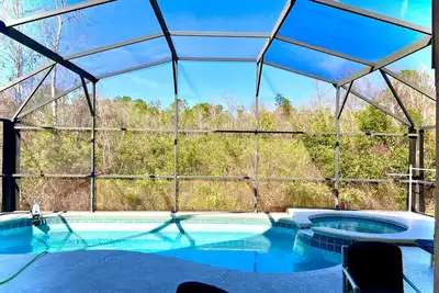 Image de Près de Disney, la famille, Piscine privée-Clôturé, donne sur Nature Preserve