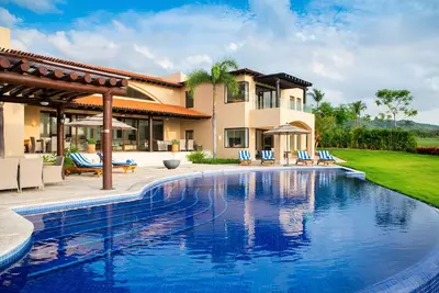 Villa de luxe à Punta Mita | 6 chambres | Golf | Tennis | Plage | Vues sur l'océan