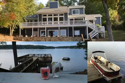 Image de Lac principal! Des vues spectaculaires! Patio génial! Bateau disponible!