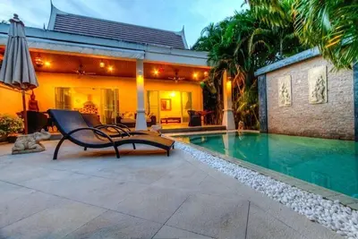 Image de Meursault Rawai villa avec piscine privée 1br