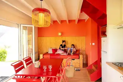 Image de Gîte 32m² (2 chambres) + terrasse ouverte + Lv + Tv 6 personnes