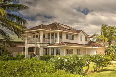 Image de Élégante maison de plage de style Malibu sur le côté ouest ensoleillé de Kauai - Tvncu # 5162