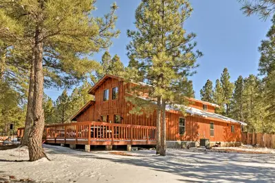 Image de Flagstaff Cabin w \/ cheminée et foyer sur 5 acres!