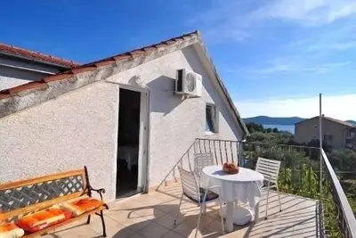 Image de Appartement dans Sukošan avec vue mer, Balcon, Climatisation, Wifi (654-2)