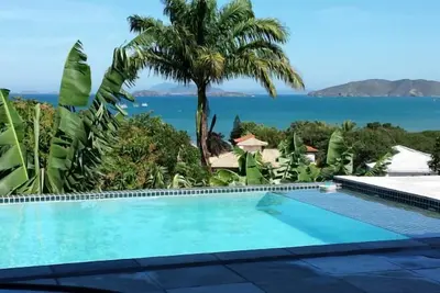 Image de Maison avec vue mer panoramique - piscine