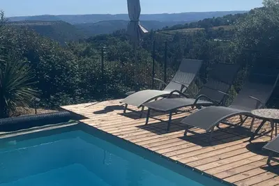 Image de Location en Ardèche avec piscine privée, en pleine nature, sans vis à vis