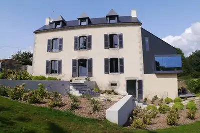 Image de Manoir magnifiquement restauré avec vue sur la mer, cheminée, sauna et WiFi gratuit