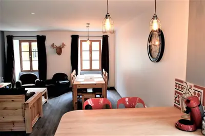 Image de Gite familial à la montagne (75m2). Au cœur du village et pied des pistes, Jura