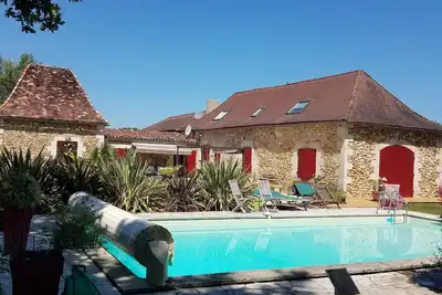 Image de Charme Perigourdin avec Piscine 3* - Le Clau des Cerisiers au coeur du Perigord