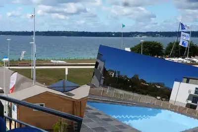 Appart. Standing ***, vue mer, 2\/4 Pers. Piscine chauffée. Wifi