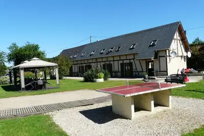 Image de Grande maison normande de standing 4**** pour 14 personnes + piscine chauffée