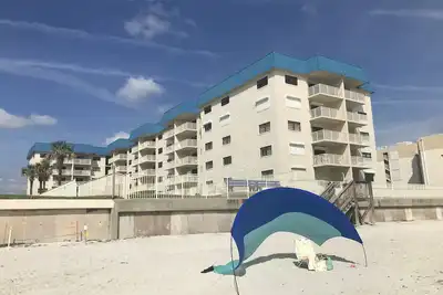 Image de Retraite de plage familiale.