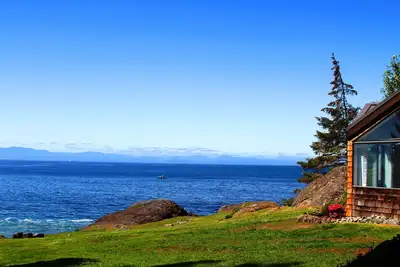 Image de Cottage de luxe sur Superbe Oceanfront Superficie avec plus de 1000 pieds de cĂ´te