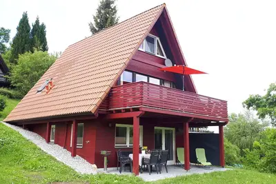 Image de Maison de vacances dans un endroit calme dans le parc de vacances Vorauf à Chiemgau