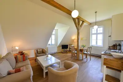 Image de Appartement 5 Gut Grubnow RĂĽgen directement sur l'eau pour 4 personnes