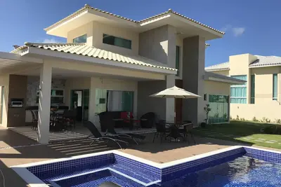 Image de Maison moderne à Barra do Jacuípe à 180m de la plage