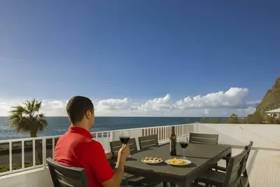 Maison de vacances à la mer.