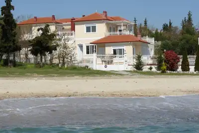 Image de Bord de mer maison de vacances n ° 1 sur une longue plage de sable, GeoMare n ° 1