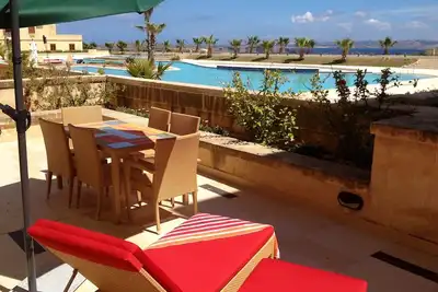 Image de Appartement de luxe avec vue sur la mer et piscine dans un Fort historique et calme