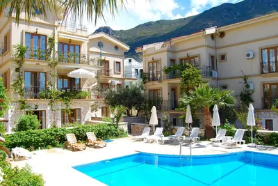 Image de Vue imprenable sur la baie de Kalkan, emplacement calme à proximité de toutes les commodités