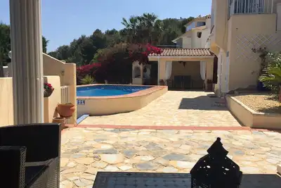 Image de Casa Julio avec de belles vues d'Altea avec piscine privée.