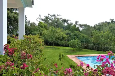 Image de Villa avec un beau jardin et une grande piscine de 1 km. de la plage