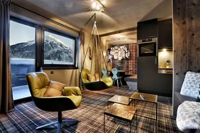 Image de Coeur - Manufaktur Appartements Sölden - Penthouse duplex Top3 - sur la piste de ski