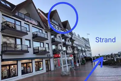 Image de * Appartement Vue Mer Mer Kieker * - meilleur emplacement de la plage de Cuxhaven -. 1 SÉRIE