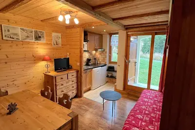Image de Belle Plagne appartement 4 personnes rez de jardin, très ensoleillé