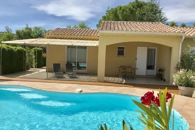Image de Agréable villa climatisée avec piscine privée et chauffée; belles prestations