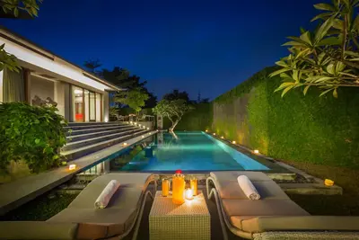 Image de Villa 2br chic et luxe avec piscine Ă Canggu