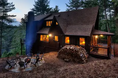Image de River Cabin, Pêche à la truite, Mountain View, Private Custom Mountain Cabin