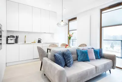 Image de Appartement à Varsovie Szamocka 12\/146 avec balcon