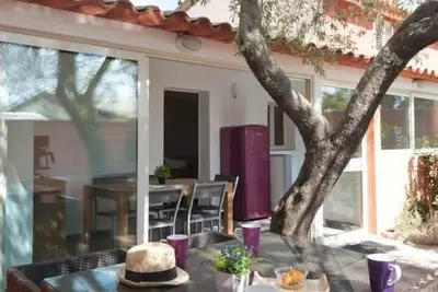 Image de Villa Violetta, 4 /5 pers, 2 chambres, piscine partagée en plein maquis corse