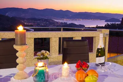Image de Maison rurale avec piscine et vue imprenable sur la Ria de Pontevedra