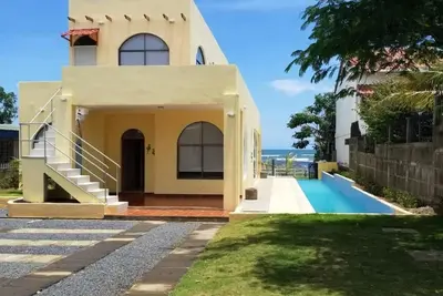 3 chambres 3 salles de bain maison de plage en bord de mer avec piscine de 20 mètres - Nicaragua
