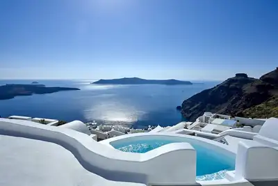 Image de Villa de luxe de 3 chambres sur la Caldera à Santorin