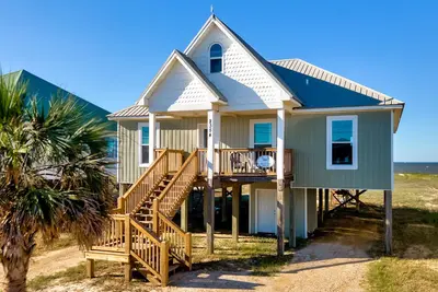Tropical Paradise - 4 chambres Beach House sur une plage de sable, baie face