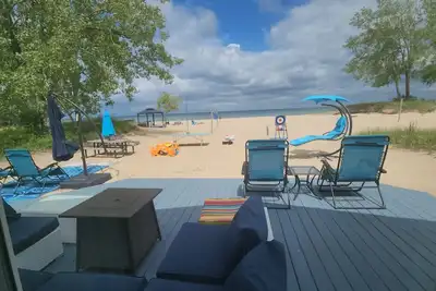 Image de Belle maison de plage, Ă distance de marche du centre-ville d'Oscoda, plage de sable sur Lk Huron