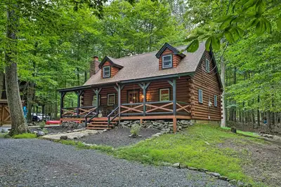 Image de Nouveau! Cabine de luxe avec pont - 2 pâtés de maisons du lac Locust