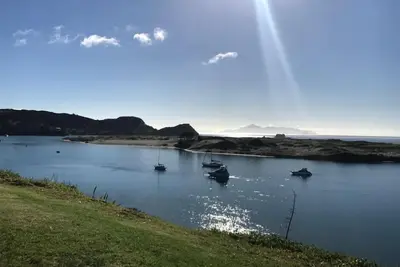 Image de Mangawhai Heads face à la mer maison de vacances vue sur la mer
