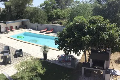 Image de Grande Villa Sur Les Hauteurs De Nimes Avec Piscine