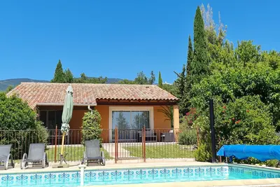 Image de Maison 6 P. climatisée située 1, 5 km de Bédoin - Piscine privée\/chauffée -. Wifi