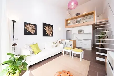 Image de Front de mer, Blanco y Madera. Wifi gratuit, piscine communautaire