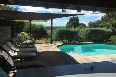 Image de Coin de paradis avec vue mer et sa piscine privé