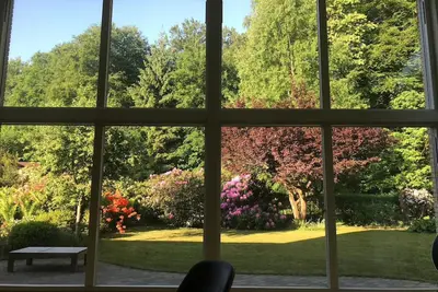 Image de Maison moderne directement Ă la forĂŞt