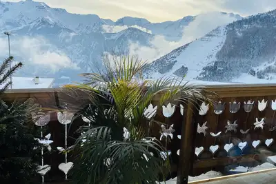 Image de Superbe Appartement 58m2 Plein Sud Type Chalet 2 Chambres 5 Pers Proche Pistes