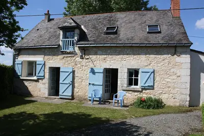 Image de Vallée de la Loire chalet près de Saumur, paisible mais proche des commodités du village.