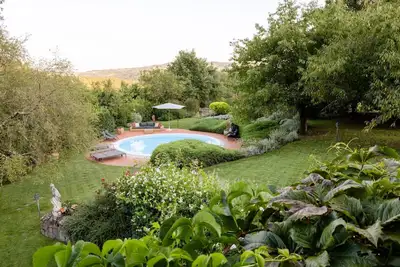 Image de Villa L'Arco avec Air conditionné, piscine avec Whirlpool, Wi-Fi. Près de Toscane