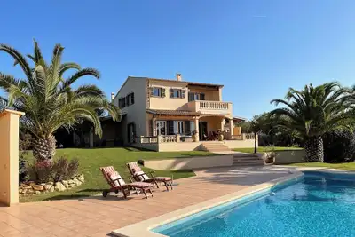 Image de Vue sur la mer finca près de Porto Colom, 8 pers. , Magnifique piscine u. Jardin, Wifi